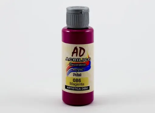 Imagen de Acrilico decorativo pintura acrilica AD *60ml. color 086 magenta traslucido