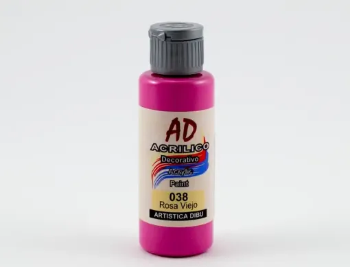 Imagen de Acrilico decorativo pintura acrilica AD *60ml. color 038 rosa viejo cubritivo