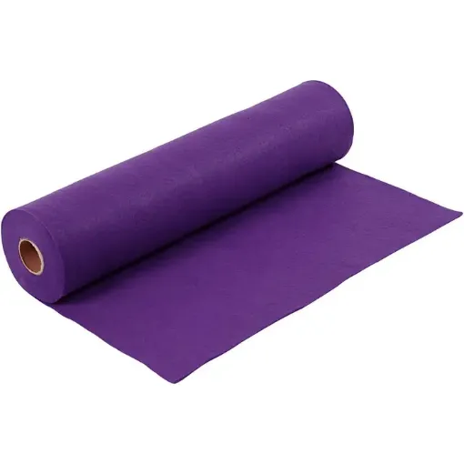 Imagen de Fieltro especial para manualidades extra soft 100% polyester de 45cms.*5mts. color violeta