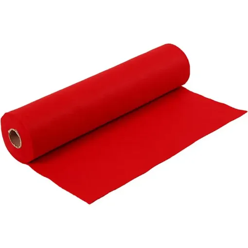 Imagen de Fieltro especial para manualidades extra soft 100% polyester de 45cms.*5mts. color rojo claro