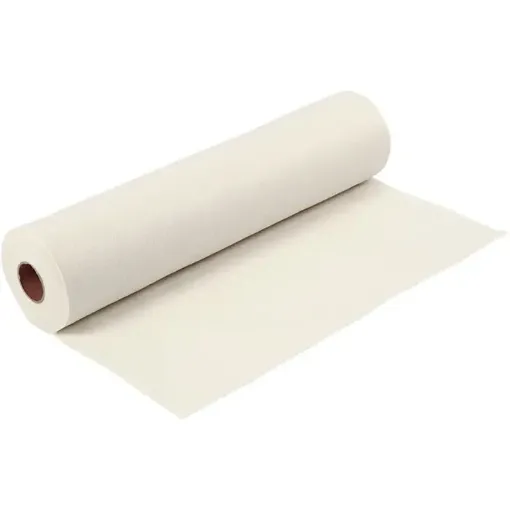 Imagen de Fieltro especial para manualidades extra soft 100% polyester de 45cms.*5mts. color blanco