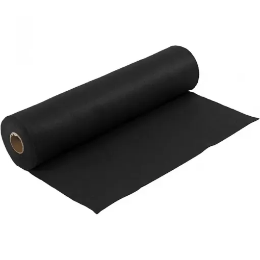 Imagen de Fieltro especial para manualidades extra soft 100% polyester de 45cms.*5mts. color negro