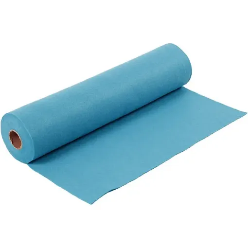 Imagen de Fieltro especial para manualidades extra soft 100% polyester de 45cms.*5mts. color celeste