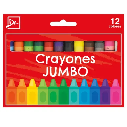 La Casa del Artesano-Crayolas crayones Jumbo Jumbo DL *12 colores