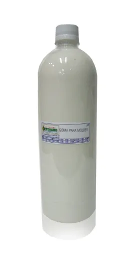 Imagen de Goma para moldes Latex prevulcanizado "LA CASA DEL ARTESANO" en botella de  litro