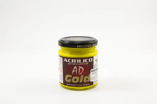 Imagen de Acrilico profesional Gold "AD" x200ml aprox Grupo 1 color Amarillo Medio 041