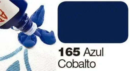 Imagen de Pintura para tela Puff expandible AD de 40ml. color Azul Cobalto 165