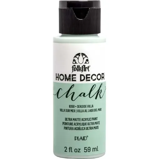 Imagen de Pintura acrilica ultra mate a la tiza Home Decor Chalk FOLKART *2oz. color 6350 Seaside Villa mar