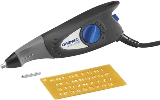 Imagen de Grabador electrico Electric Engraver DREMEL 290-01 incluye plantilla de numeros y letras y 1 punta de carburo