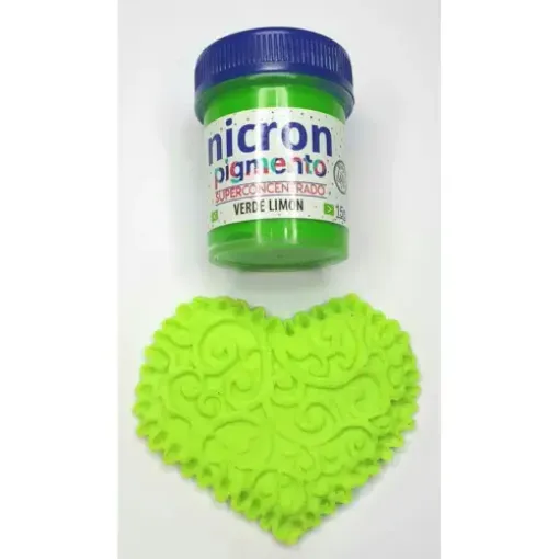 Imagen de Pigmento superconcentrado para porcelana y masas NICRON *15grs color verde limon