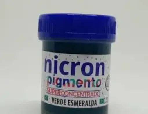 Imagen de Pigmento superconcentrado para porcelana y masas NICRON *15grs color verde esmeralda