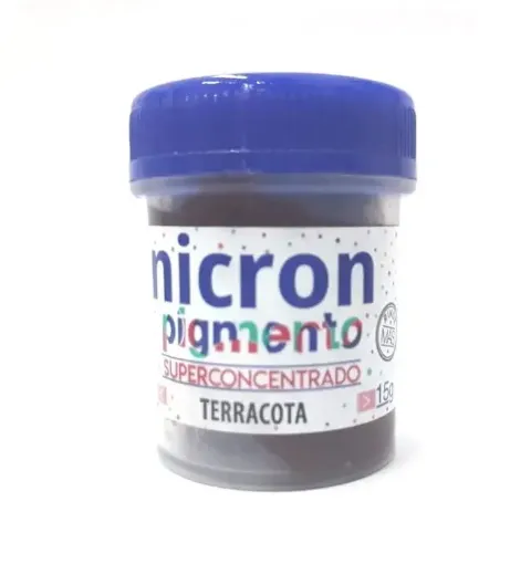 Imagen de Pigmento superconcentrado para porcelana y masas NICRON *15grs color terracota