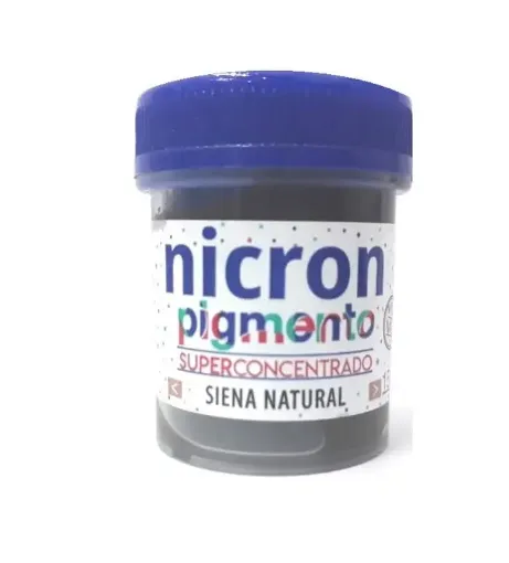 Imagen de Pigmento superconcentrado para porcelana y masas NICRON *15grs color siena natural