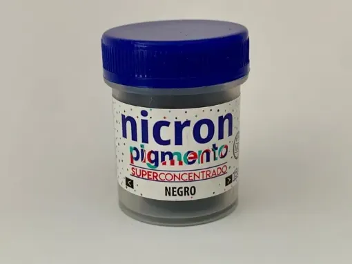 Imagen de Pigmento superconcentrado para porcelana y masas NICRON *15grs color negro