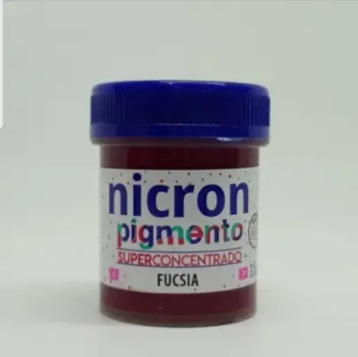 Imagen de Pigmento superconcentrado para porcelana y masas NICRON *15grs color fucsia