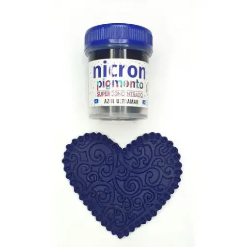 Imagen de Pigmento superconcentrado para porcelana y masas NICRON *15grs color azul ultramar