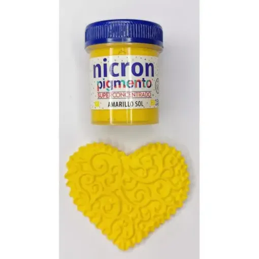 Imagen de Pigmento superconcentrado para porcelana y masas NICRON *15grs color amarillo sol