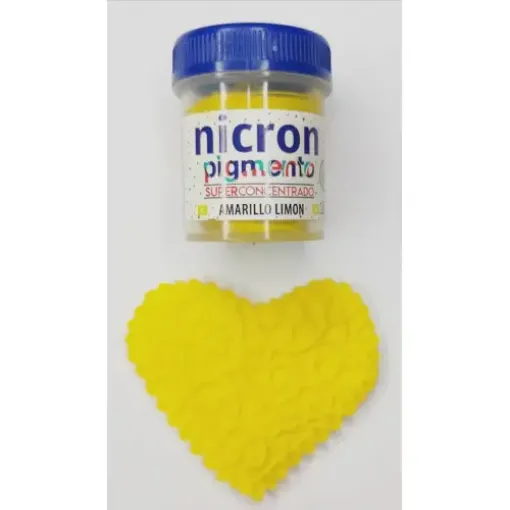 Imagen de Pigmento superconcentrado para porcelana y masas NICRON *15grs color amarillo limon