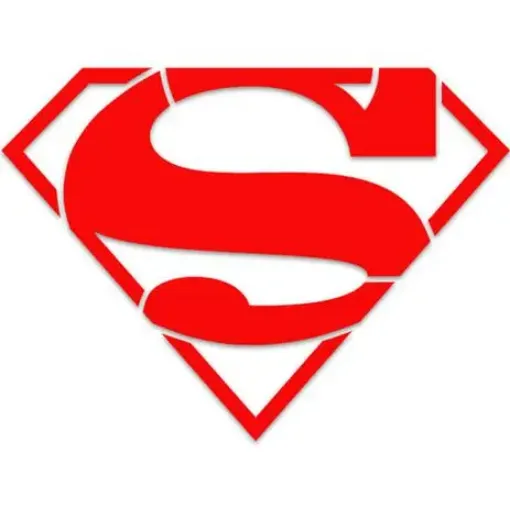Imagen de Stencil marca LITOARTE de 10x10cms. cod.STX-402 Superheroe Superman