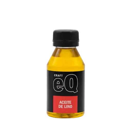 Imagen de Aceite de lino "EQ ARTE" en frasco de 100cc