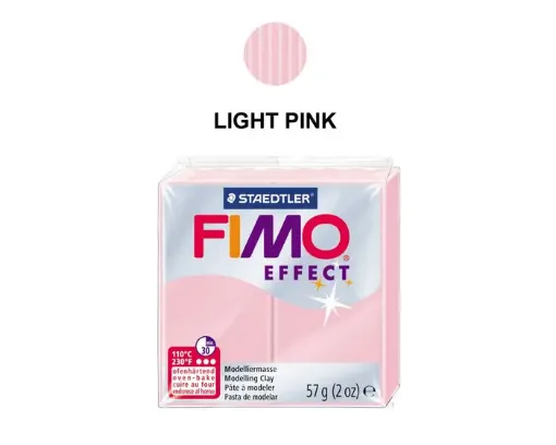 Imagen de Arcilla polimerica pasta de modelar FIMO Effect *57grs. Pastel color 205 Rosa