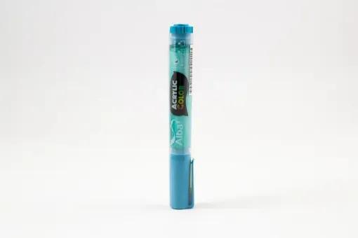 Imagen de Marcador ALBA de pintura acrilica al agua recargable punta de 6mm L color 459 Turqueza