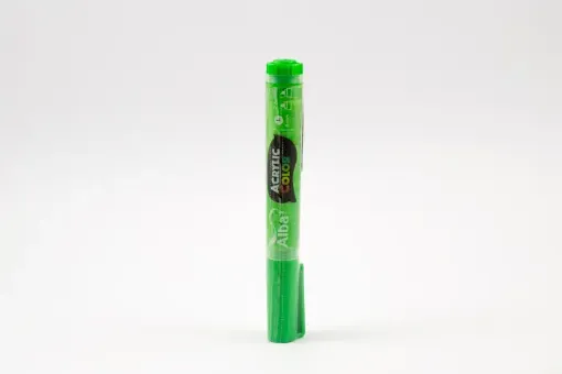 Imagen de Marcador ALBA de pintura acrilica al agua recargable punta de 6mm L color 457 Verde Mediano