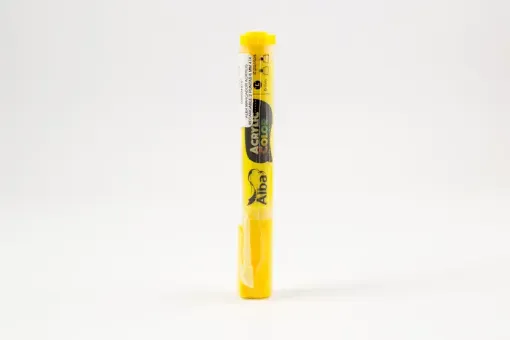 Imagen de Marcador ALBA de pintura acrilica al agua recargable punta de 6mm L color 474 Amarillo Mediano