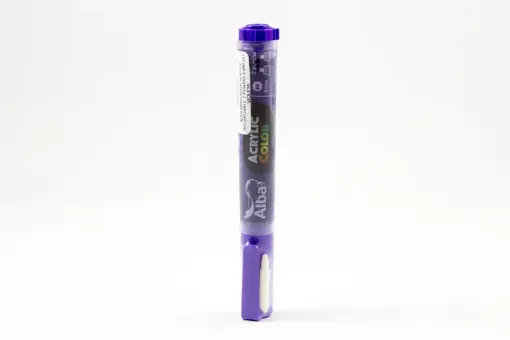 Imagen de Marcador ALBA de pintura acrilica al agua recargable punta de 4mm M color 491 Violeta