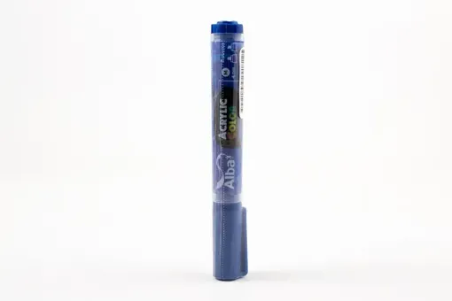 Imagen de Marcador ALBA de pintura acrilica al agua recargable punta de 4mm M color 447 Azul Noche