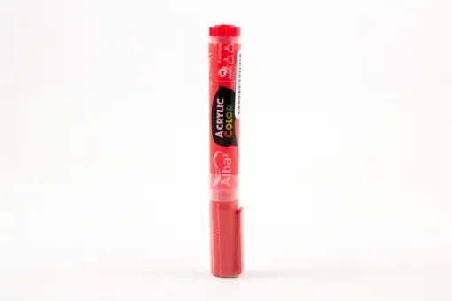 Imagen de Marcador ALBA de pintura acrilica al agua recargable punta de 4mm M color 486 Rojo
