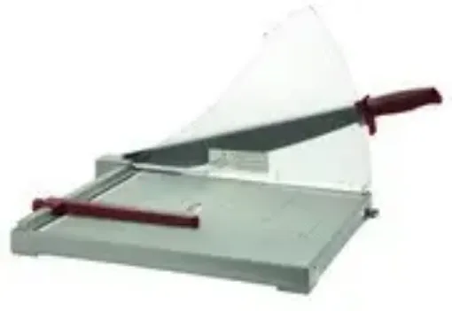 Imagen de Cizalla guillotina de mesa KW-TRIO para 10 hojas de 80grs corte de 385mms. cod.3911