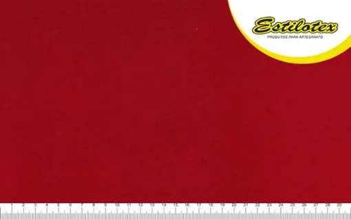 Imagen de Fieltro para manualidades 180grs. 100% polyester FELTRO CRAFT FEC140 de 50*70cms. color Rojo Noel 370
