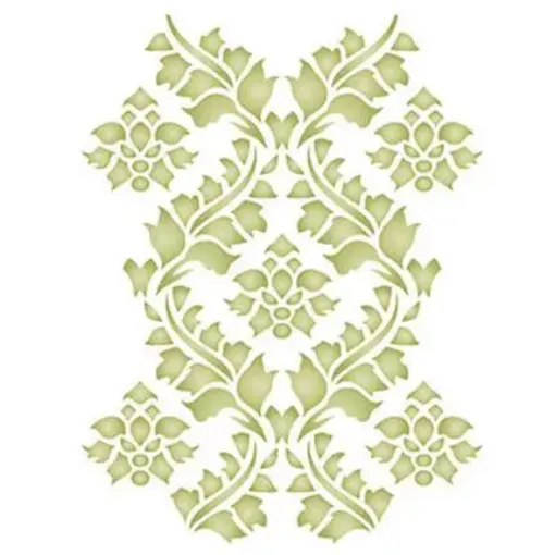 Imagen de Stencil marca LITOARTE Wall para pared de 32x42.2 cms. cod.STW-019 ornamento de hojas