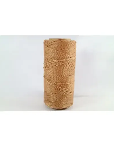 Imagen de Hilo polyester cordon encerado fino LINHASITA *100grs.=150mts. color marron claro 602