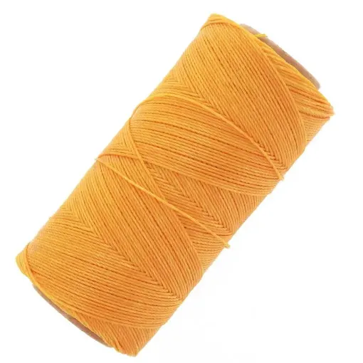Imagen de Hilo polyester cordon encerado fino LINHASITA *100grs.=150mts. color naranja 274