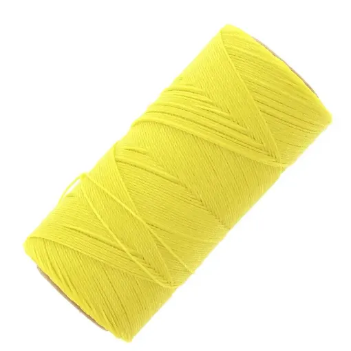 Imagen de Hilo polyester cordon encerado fino LINHASITA *100grs.=150mts. color amarillo 01