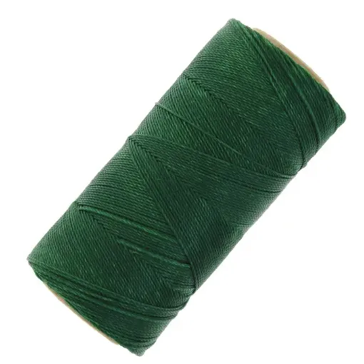 Imagen de Hilo polyester cordon encerado fino LINHASITA *100grs.=150mts. color verde 367