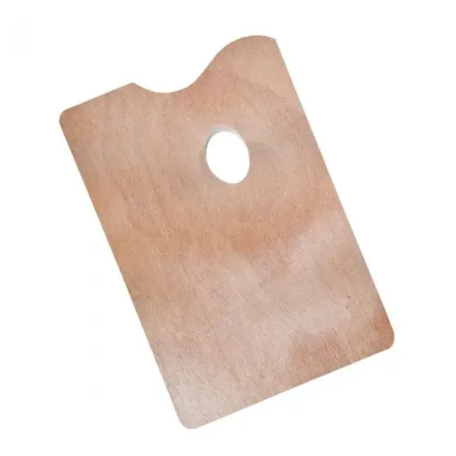Imagen de Paleta de madera mezcladora "SINOART" Da Vinci SFA030 rectangular de 20*30cms. 