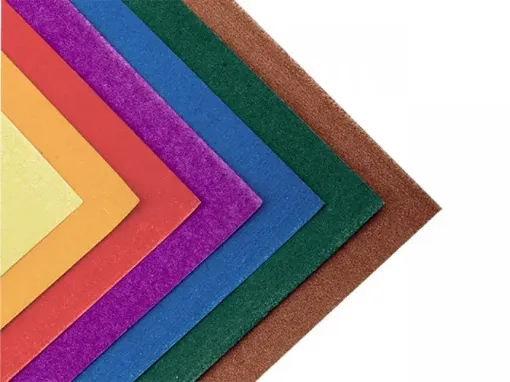 Imagen de Set de lijas de 200grs. de 8 colores diferentes de 25.5*18.5cms.