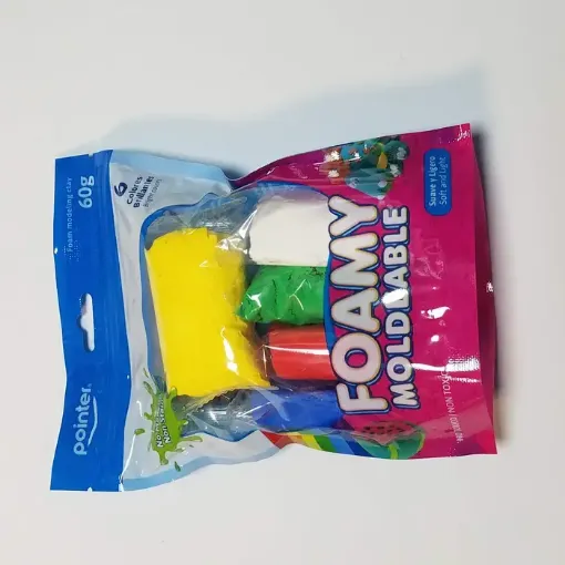 Imagen de Foamy moldeable "POINTER" en paquete de 5 colores comunes de 60grs