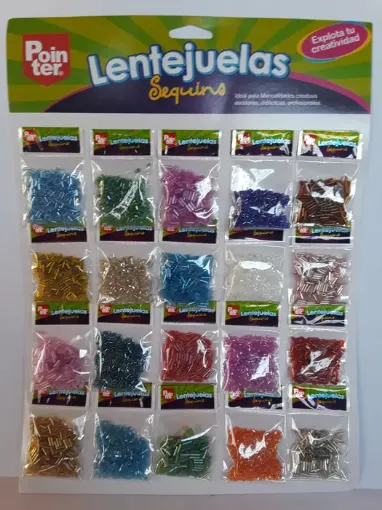 Imagen de Canutillos en bolsita variedad de colores *20 paquetes