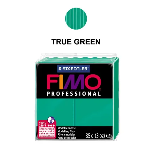 Imagen de Arcilla polimerica pasta de modelar FIMO Profesional 8004 *85grs. color Verde 500