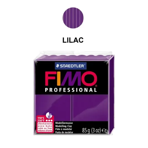 Imagen de Arcilla polimerica pasta de modelar FIMO Profesional 8004 *85grs. color Lila 6
