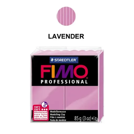 Imagen de Arcilla polimerica pasta de modelar FIMO Profesional 8004 *85grs. color Lavanda 62