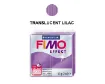 Imagen de Arcilla polimerica pasta de modelar FIMO Effect *57grs. Translucido color 604 Lila Purple