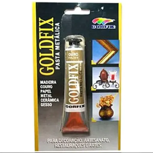 Imagen de Pasta o patina a la cera metalica GOLDFIX marca CORFIX *20ml. color oro palido 244