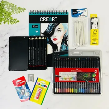 La Casa del Artesano-Kit profesional de DIBUJO