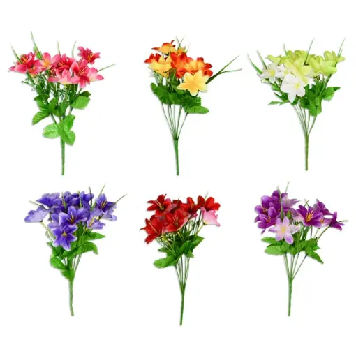 Imagen de Flor artificial ramo silvestre x7 ET1406 6 colores diferentes