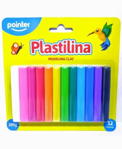 Imagen de Plasticina o plastilina "POINTER" *12 colores Neon